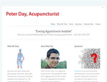 Tablet Screenshot of dayacupuncture.com
